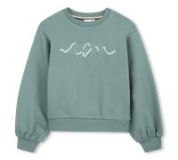 Boss - Fleece Sweatshirt - Forest Green - Girl - 10 Years