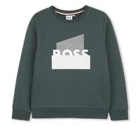 Boss J52966 Sweatshirt Green 6 Years Boy