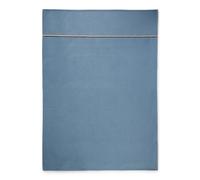 BOSS Fleece throw with signature-stripe appliqué - Style BLINEA Beige Throw 130170, THROW-BLINEA Light Blue ONESI