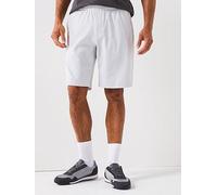 BOSS Flex Seersucker Shorts, Light Grey, Size S, Men Light Grey