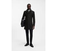 BOSS Formal coat in micro-patterned stretch fabric - Style H-Hyde-SU-BIB-C-254, 50552258 Black 42L