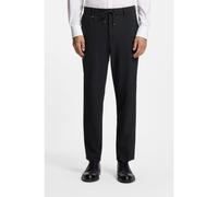BOSS Formal trousers in stretch seersucker - Style C-Perin-RDS-252, 50540791 Dark Blue 42R