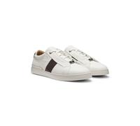 BOSS Gary leather trainers with contrast side panel - Style Gary_L_Tenn_grhdamf, 50566802 Natural 6
