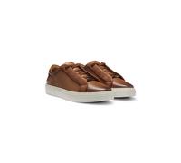 BOSS Gary leather trainers with hidden laces - Style Gary_Tenn_buamf, 50546855 Brown 10