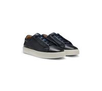 BOSS Gary leather trainers with hidden laces - Style Gary_Tenn_buamf, 50546855 Dark Blue 9