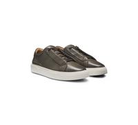 BOSS Gary leather trainers with hidden laces - Style Gary_Tenn_buamf, 50546855 Dark Green 8