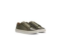 BOSS Gary leather trainers with hidden laces - Style Gary_Tenn_buamf, 50546855 Olive 8