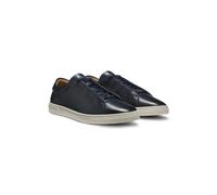 BOSS Gary trainers in brushed leather - Style Gary_L_Tenn_buhd, 50566821 Dark Blue 7