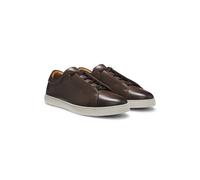 BOSS Gary trainers in brushed leather - Style Gary_L_Tenn_buhd, 50566821 Dark Brown 8