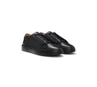 BOSS Gary trainers in brushed leather with elastic laces - Style Gary_Tenn_buamf, 50546855 Black 11