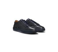 BOSS Gary trainers in brushed leather with elastic laces - Style Gary_Tenn_buamf, 50546855 Dark Blue 7