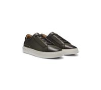 BOSS Gary trainers in brushed leather with elastic laces - Style Gary_Tenn_buamf, 50546855 Dark Green 6