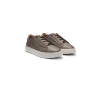 BOSS Gary trainers in grained leather with signature trims - Style Gary_Tenn_grhdelxl, 50545153 Khaki 9