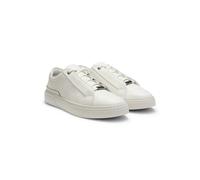 BOSS Gary trainers in grained leather with signature trims - Style Gary_Tenn_grhdelxl, 50545153 White 11