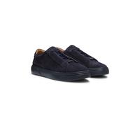 BOSS Gary trainers in suede with elastic lacing system - Style GaryTenn_sdhdel, 50534292 Dark Blue 11