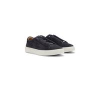 BOSS Gary trainers in suede with elastic lacing system - Style GaryTenn_sdhdel, 50534292 Dark Blue 11