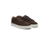BOSS Gary trainers with woven suede uppers - Style Gary_Tenn_sdwvhd, 50560680 Dark Brown 7