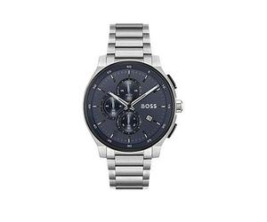 BOSS Gents Peak Chronograph Watch, Silver, Men Ilver