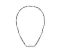 BOSS Gents Sphere Metal Bead Necklace, Silver, Men Ilver