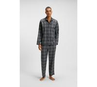 BOSS Gift-boxed checked pyjamas with embroidered logos - Style Chris Pattern Pyjama, 50550951 Dark Blue S