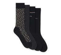 BOSS GIFT-BOXED REGULAR-LENGTH FOUR-PACK SOCKS