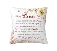 Boss Gifts for Women, Boss Lady Gifts for Women, Gifts for Boss Woman, Bosses Day Gifts for Women, Boss Appreciation Gifts for Women, Retirement Bosses Day Gifts for Woman Throw Pillow Covers
