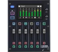 BOSS Gigcaster 5 Compact 5-Channel Audio Streaming Mixer with Direct Guitar/Bass Input | 2 XLR Mic Inputs | Stereo Line Input | 8 Touchscreen SFX Pads | 16x12 USB Audio Interface