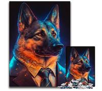 Boss Giraffe Adult Jigsaw Puzzles 1000 Pieces Puzzles for Adults Perfect for Halloween, Christmas, Birthday Gift 50x75CM/19.68x29.52inch