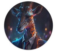 Boss Giraffe Puzzle 1000 Pieces Jigsaw Jigsaw Puzzles for Adults Perfect for Christmas, Halloween, Easter, New Year 67.5x67.5cm