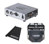 Boss GKC-AD Analogue to Digital Converter for Guitar Synthesizer + BGK-15 Serial Cable + Keepdrum Microfibre Cloth