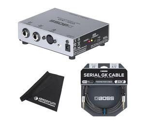 Boss GKC-AD Analogue to Digital Converter for Guitar Synthesizer + BGK-15 Serial Cable + Keepdrum Microfibre Cloth