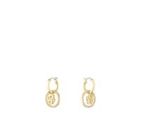BOSS Gold-tone earrings with Double B monogram charm - Style DOUBLE B DIVINE, HB1580821 Gold tone pcs.