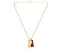 BOSS Gold-tone necklace with double-tag pendant - Style DEVON, HB1580835 Gold tone pcs.