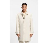 BOSS GORE-TEX® water-repellent coat with concealed closure - Style P-Jared-GoreTex-253F, 50543262 White 46R