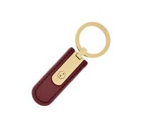 BOSS Grained burgundy key ring with golden Double B hardware - Style Key ring Signature Lady Burgundy, 58837045 Dark Red pcs.