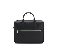 BOSS Grained document case with logo lettering - Style Daxter_Double Doc., 50563865 Black pcs.