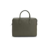 BOSS Grained document case with logo lettering - Style Northon_Doc. Case, 50567389 Dark Green pcs.