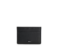 BOSS Grained faux-leather card holder with signature-stripe trim - Style Ray_S Card N., 50536513 Black pcs.