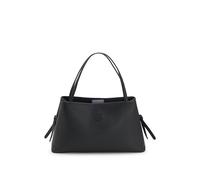BOSS Grained faux-leather tote bag with Double B monogram - Style Anett NewShape Tote, 50567597 Black pcs.