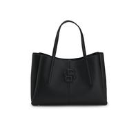 BOSS Grained faux-leather tote bag with Double B monogram - Style Anett Tote, 50535938 Black pcs.