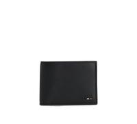 BOSS Grained folding wallet with signature-stripe trim - Style Ray_6cc N., 50536512 Black pcs.