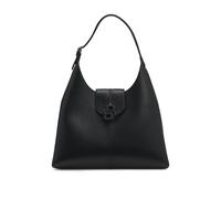 BOSS Grained hobo bag with Double B monogram - Style Anett New Big Hobo, 50563164 Black pcs.