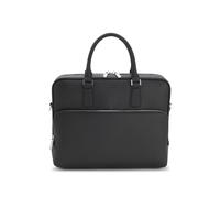 BOSS Grained-leather document case with embossed logo - Style New Crosstown_S. Doc, 50529293 Black