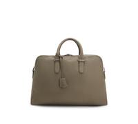 BOSS Grained-leather holdall with embossed logo - Style Madison-B1_Holdall, 50548231 Light Brown pcs.