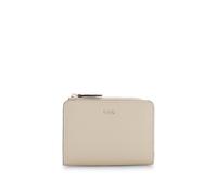BOSS Grained-leather wallet with metallic logo lettering - Style Lenah Small Wallet, 50558032 Light Beige pcs.