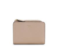 BOSS Grained-leather wallet with metallic logo lettering - Style Lenah Small Wallet, 50558032 light pink pcs.