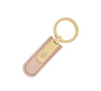 BOSS Grained nude key ring with golden Double B hardware - Style Key ring Signature Lady Nude, 58837107 Pink pcs.