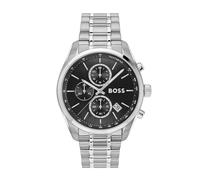 BOSS Grand Prix 44mm Men's Black Dial & Stainless Steel Watch