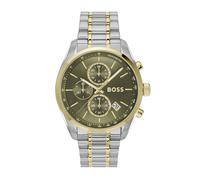 BOSS Grand Prix 44mm Two Tone Bracelet Watch