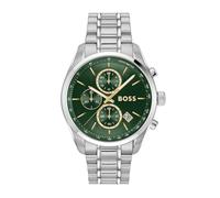 BOSS Grand Prix Men's Chronograph Green Dial & Stainless Steel Watch